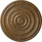 Ekena Millwork Carton Ceiling Medallion (For Canopies up to 2 5/8"), Hand-Painted Rubbed Bronze, 12 5/8"OD x 1"P CM13CARZS - alternate 1